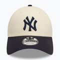 New Era Colourblock 9Forty New York Yankees бейзболна шапка светло бежова 3