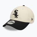 New Era Colourblock 9Forty Чикаго Уайт Сокс бейзболна шапка светло бежова 3