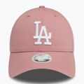 New Era League Essential 9Forty Los Angeles Dodgers тъмнорозова бейзболна шапка 2