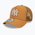 New Era League Essential Trucker New York Yankees бейзболна шапка тъмно бежово 3