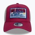 New Era MLB Patch Trucker Los Angeles Dodgers тъмночервена бейзболна шапка 2