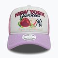 New Era Fruit Graphics Trucker New York Yankees тъмно розова бейзболна шапка 3