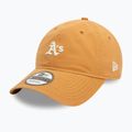 New Era Mini Washed 9Twenty Oakland Athletics тъмно бежова бейзболна шапка 2