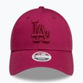 New Era Metallic Logo 9Forty Los Angeles Dodgers бейзболна шапка тъмночервена 3