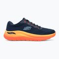 Мъжки обувки SKECHERS Arch Fit 2.0 navy leather/multi trim 2