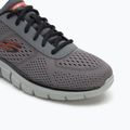 Мъжки обувки Skechers Track Leshur charcoal/orange 7