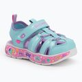 Детски сандали SKECHERS Play Scene Splash Cute Crew тюркоаз/лавандула