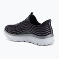 Дамски обувки SKECHERS Summits Plus Soft Luster charcoal/silver 3
