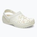 Crocs Classic Floral Cutout Clog chalk джапанки