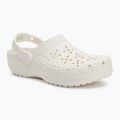 Crocs Classic Floral Cutout Clog chalk джапанки 2