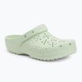 Crocs Classic Floral Cutout Clog джапанки с нефритена окраска