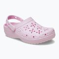 Crocs Classic Floral Cutout Clog розово мляко
