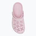 Crocs Classic Floral Cutout Clog розово мляко 6
