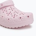 Crocs Classic Floral Cutout Clog розово мляко 8