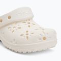 Crocs Classic Floral Cutout Clog Kids Toddler chalk джапанки 8