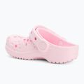 Crocs Classic Floral Cutout Clog Kids Toddler джапанки розово мляко 4