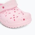 Crocs Classic Floral Cutout Clog Kids Toddler джапанки розово мляко 8