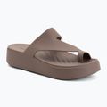 Дамски джапанки Crocs Getaway Platform Toe Loop truffle