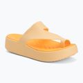 Дамски джапанки Crocs Getaway Platform Toe Loop golden hour