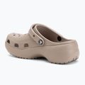 Дамски чехли Crocs Classic Platform Clog taupe 4