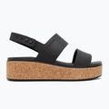 Дамски сандали Crocs Brooklyn Cork Low Wedge black/black 2
