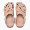 Джапанки Crocs Classic Floral Cutout Clog pink caramel 5