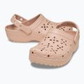 Джапанки Crocs Classic Floral Cutout Clog pink caramel 6