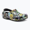 Чехли Crocs Classic Painted Floral black sand 2