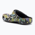 Чехли Crocs Classic Painted Floral black sand 4