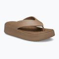 Дамски джапанки Crocs Gateway Platform milk chocolate