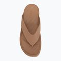 Дамски джапанки Crocs Gateway Platform milk chocolate 5