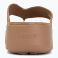 Дамски джапанки Crocs Gateway Platform milk chocolate 6