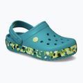 Детски чехли Crocs Crockband Glow Confetti Band turbo teal/multi 9