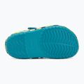 Детски чехли Crocs Crockband Glow Confetti Band turbo teal/multi 5