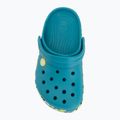 Детски чехли Crocs Crockband Glow Confetti Band turbo teal/multi 6