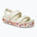 Детски сандали Crocs Crocband Cruiser Glow Confetti Band summit white/guava