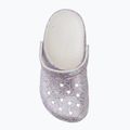 Детски чехли Crocs Classic Fantasy Glitter white 6