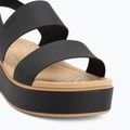 Дамски сандали Crocs Brooklyn Matte Wrap Low Wedge black/cashew 7