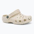 Детски чехли Crocs Classic Glow Paint Splatter summit white/multi