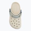 Детски чехли Crocs Classic Denim Flower Adjutment Backstrap summit white 6