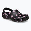 Детски чехли Crocs Classic Flower black