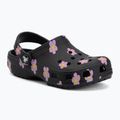 Детски чехли Crocs Classic Flower black 2