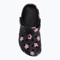 Детски чехли Crocs Classic Flower black 6