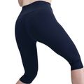 Дамски клин Nike One High Waisted Capri  midnight navy/white 5