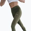 Дамски клин Nike One High-Waisted medium olive/white 3