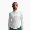 Дамски суитшърт за бягане Nike Tempo Swoosh Run Dri-Fit 1/4-Zip white/black