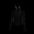 Дамски суитшърт за бягане Nike Tempo Swoosh Run Dri-Fit 1/4-Zip white/black 6