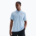 Мъжка тениска за тенис Nike Court Dri-Fit Polo Solid celestine blue / black