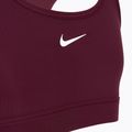 Детски спортен сутиен Nike Swoosh bordeaux/white 8