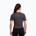 Дамска тениска Nike Zenvy Rib Dri-Fit thunder grey/white 2